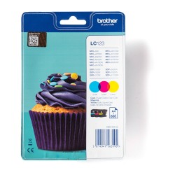 Brother Tinte LC123RBWBP LC-123RBWBP Multipack in Blister C.M.Y — Buy in Cyprus with Fast Delivery