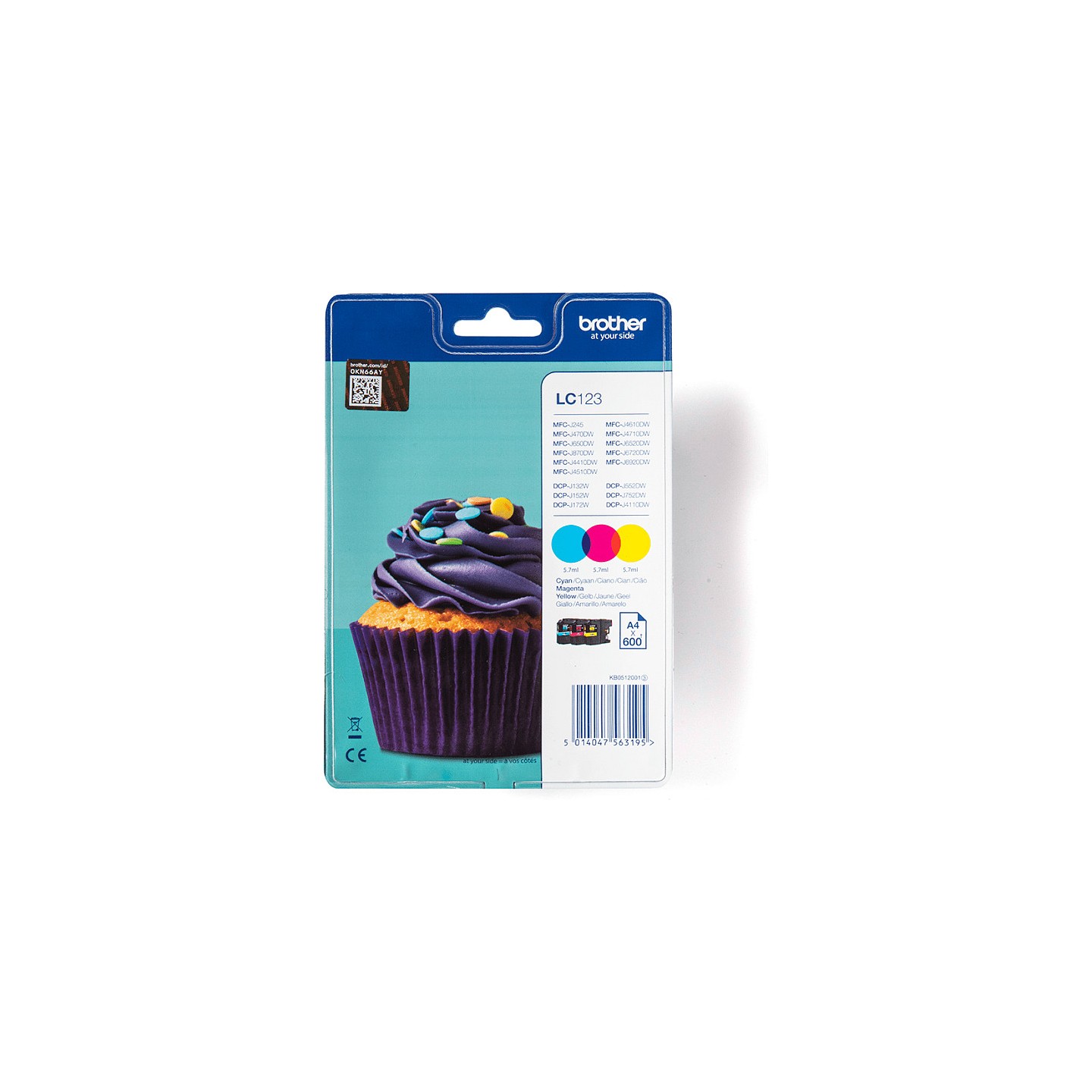 Brother Tinte LC123RBWBP LC-123RBWBP Multipack in Blister C.M.Y — Buy in Cyprus with Fast Delivery