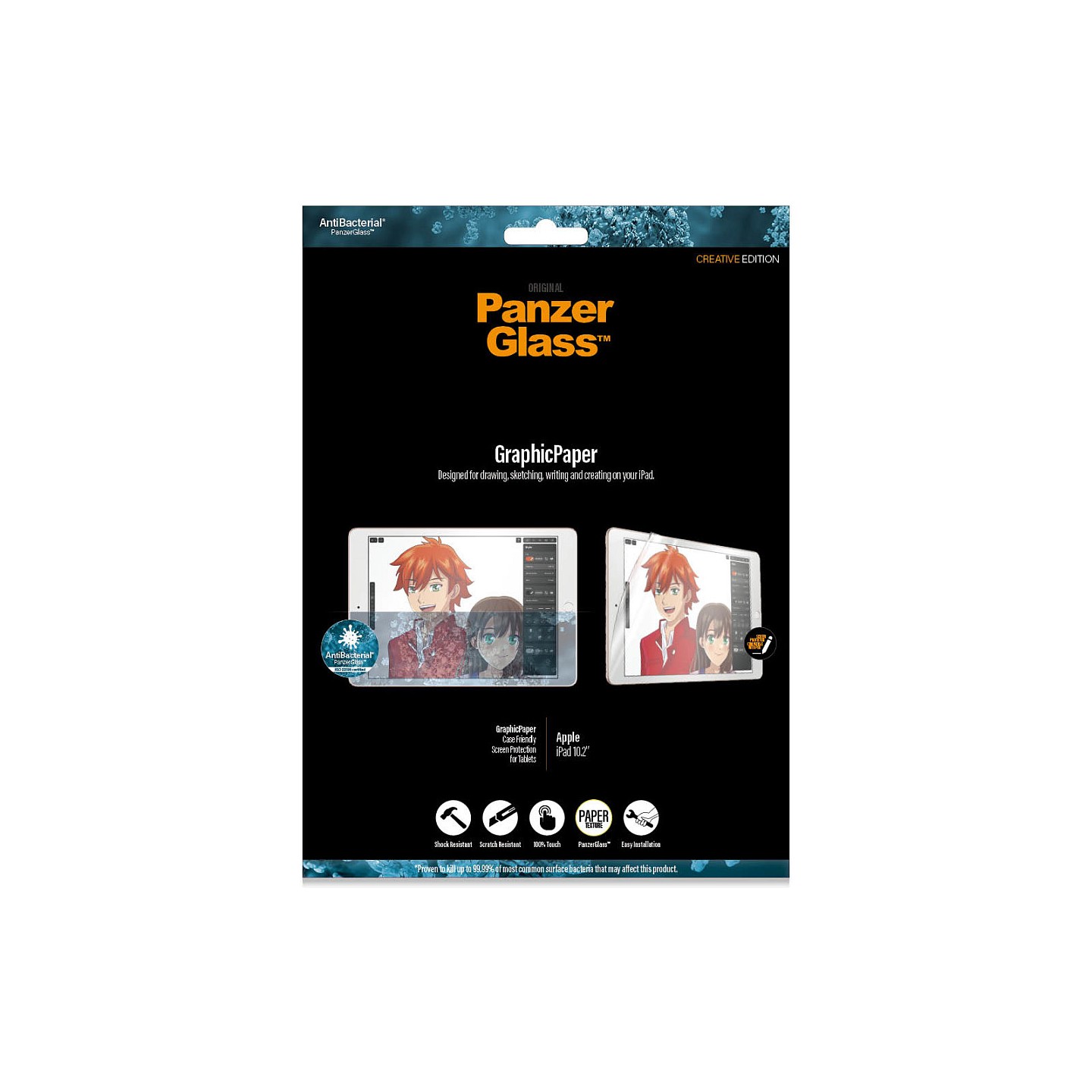PanzerGlass GraphicPaper Screen Protector iPad 10.2? (2019-21) — Buy in Cyprus with Fast Delivery