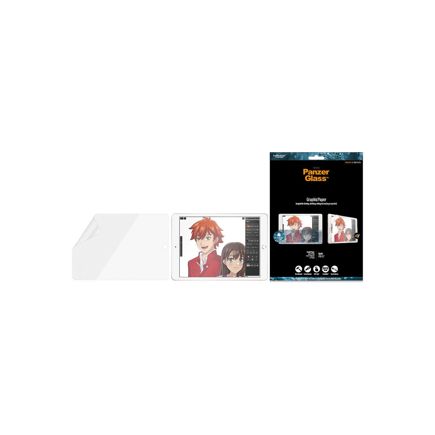 PanzerGlass GraphicPaper Screen Protector iPad 10.2? (2019-21) — Buy in Cyprus with Fast Delivery