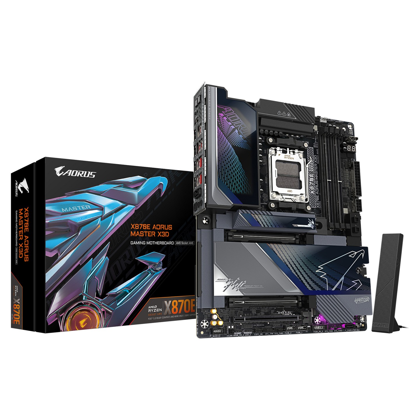 Gigabyte X870E AORUS MASTER X3D (AM5) (D) — Buy in Cyprus with Fast Delivery