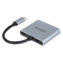 D Dicota USB-C Portable 4-in1 Docking Station 4K HDMI PD 100W — Buy in Cyprus with Fast Delivery