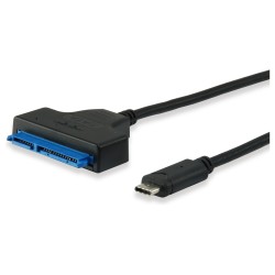Equip Adapter USB-C - to SATA Kabel -5Gbs 0.50m sw — Buy in Cyprus with Fast Delivery