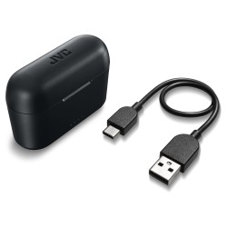 JVC HA-A3T-B-U schwarz Kopfhörer In Ear Apple Form TWS mit 7.5h Play — Buy in Cyprus with Fast Delivery