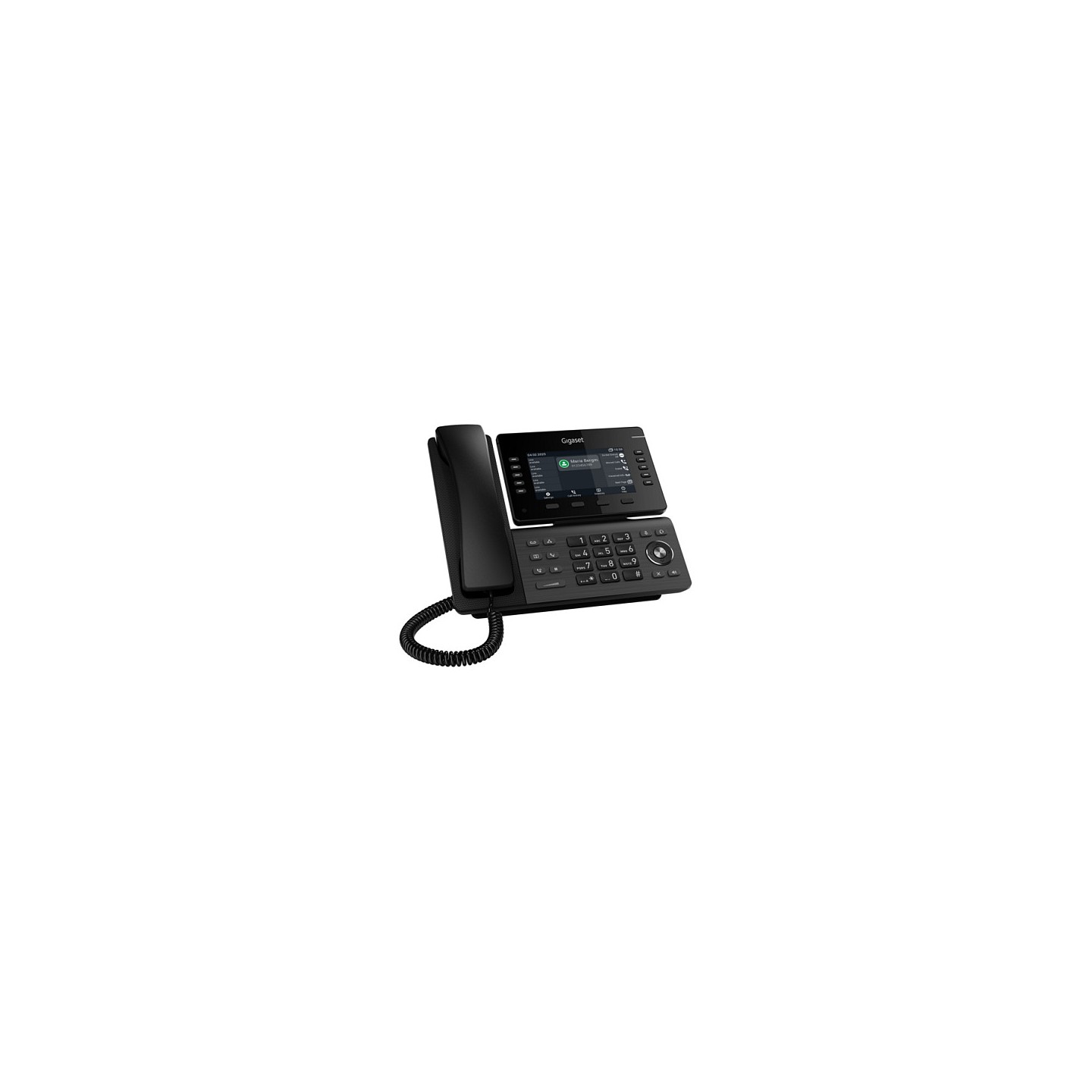 GIGASET P855BW IP PRO IP Tischtelefon 12.7 cm 5 Zoll TFT-Farbdisplay 3x USB Bluetooth WLAN Anschluss fr P800 KEY PRO ...