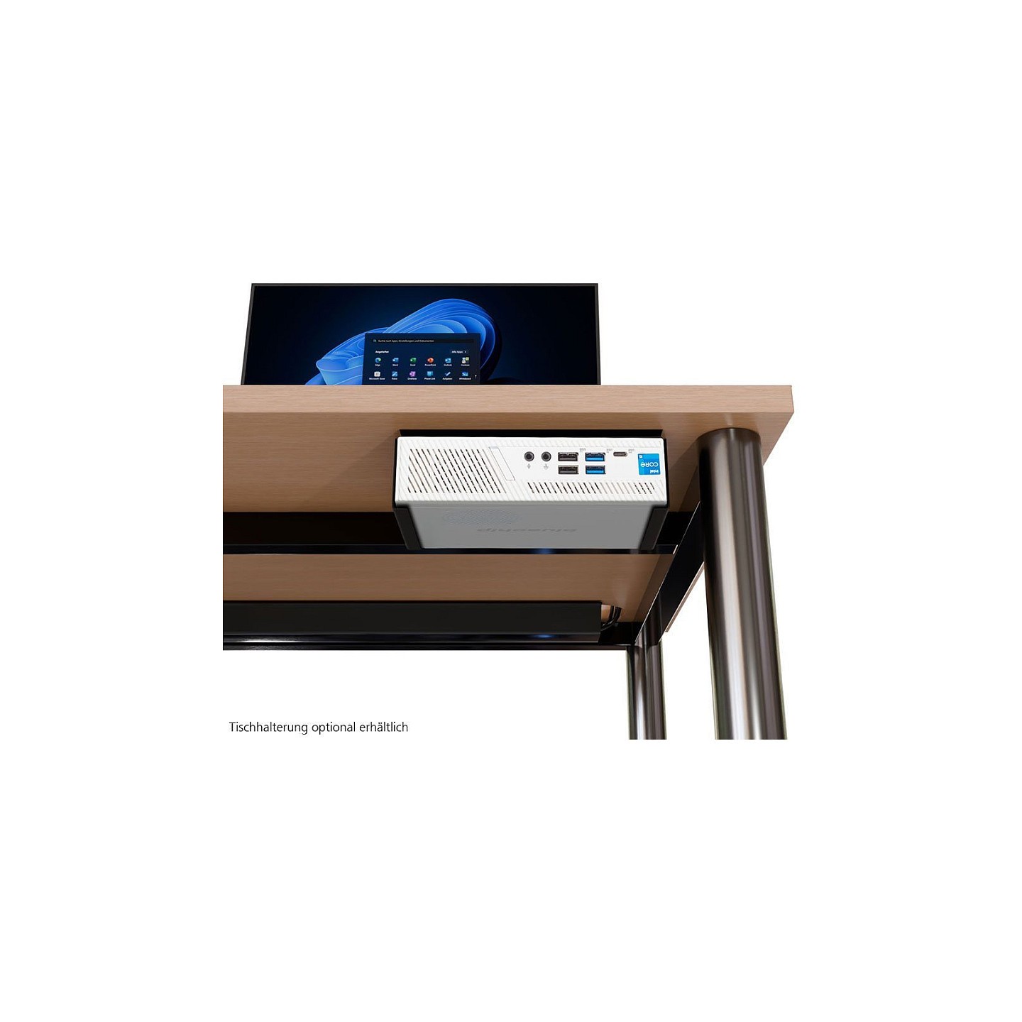 bluechip BUSINESSline S3159 white i5 14400 W11Pro 8GB 500GB SSD. Intel® Wi-Fi 6E AX211. Bluetooth 5.3