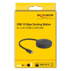 M.2 Dockingstation für M.2 NVMe SATA SSD mit USB 10 Gbps USB Type-CTM Stecker — Buy in Cyprus with Fast Delivery