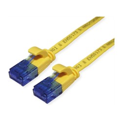 VALUE Patchkabel Cat.6A (Class EA) UTP. extra-flach. gelb. 2 m — Buy in Cyprus with Fast Delivery