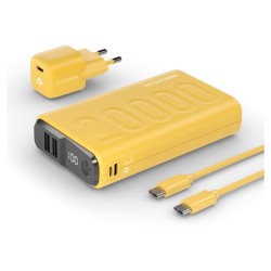 RealPower Powerbank PB-20000 Set gelb 20.000mAh — Buy in Cyprus with Fast Delivery