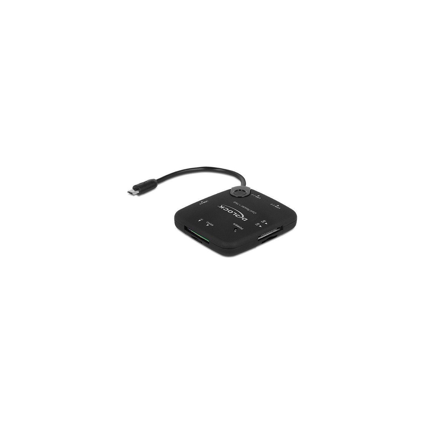 Micro USB OTG Card Reader + 3 Port USB Hub — Buy in Cyprus with Fast Delivery