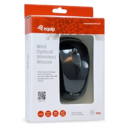 Equip Optische Maus kabellos USB Mini R+L schwarz — Buy in Cyprus with Fast Delivery