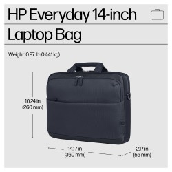 HP Evday 14 Odyssey Gray Laptop Bag — Buy in Cyprus with Fast Delivery