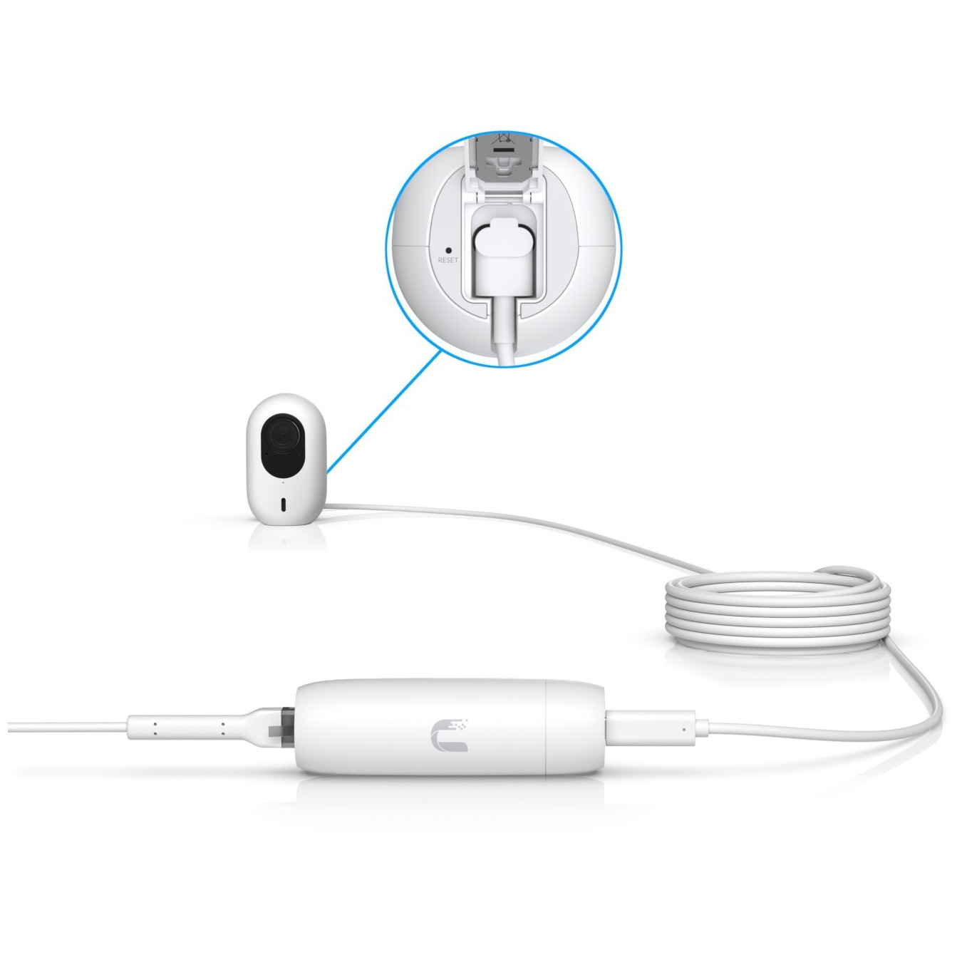 Ubiquiti PoE to USB-C Splitter - UACC-ADAPTER-POE-USBC - White, 48V PoE to 5V/2A USB-C — Buy in Cyprus with Fast Delivery