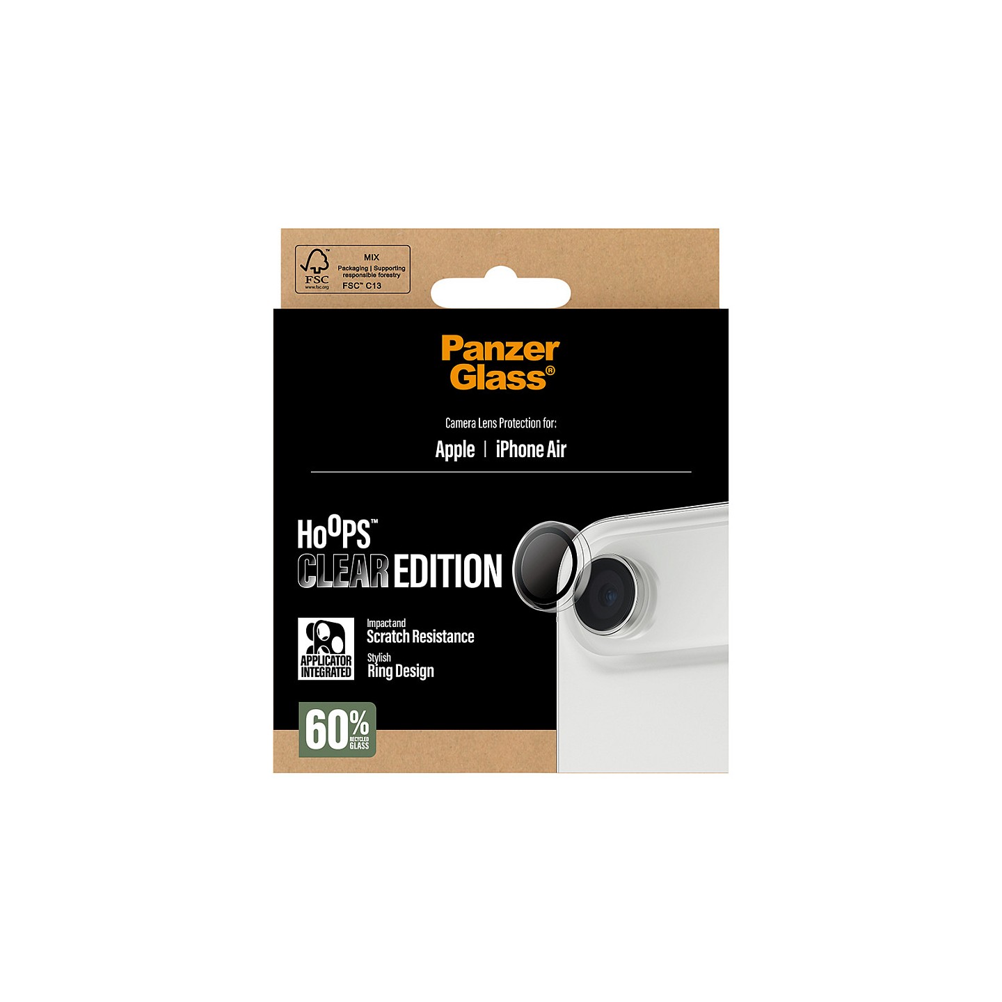 PanzerGlass Hoops clear Lens Protector iPhone Air — Buy in Cyprus with Fast Delivery