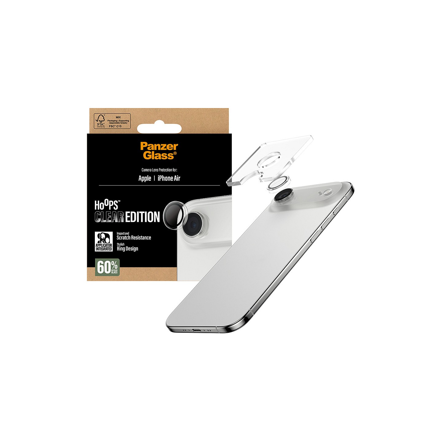 PanzerGlass Hoops clear Lens Protector iPhone Air — Buy in Cyprus with Fast Delivery