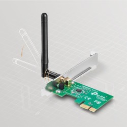 Buy TP-Link TL-WN781ND - 150Mbps PCIe Wireless Adapter - Green, 2.4 GHz Single-B... in Cyprus, Nicosia, Limassol, Larnaka, Pafos