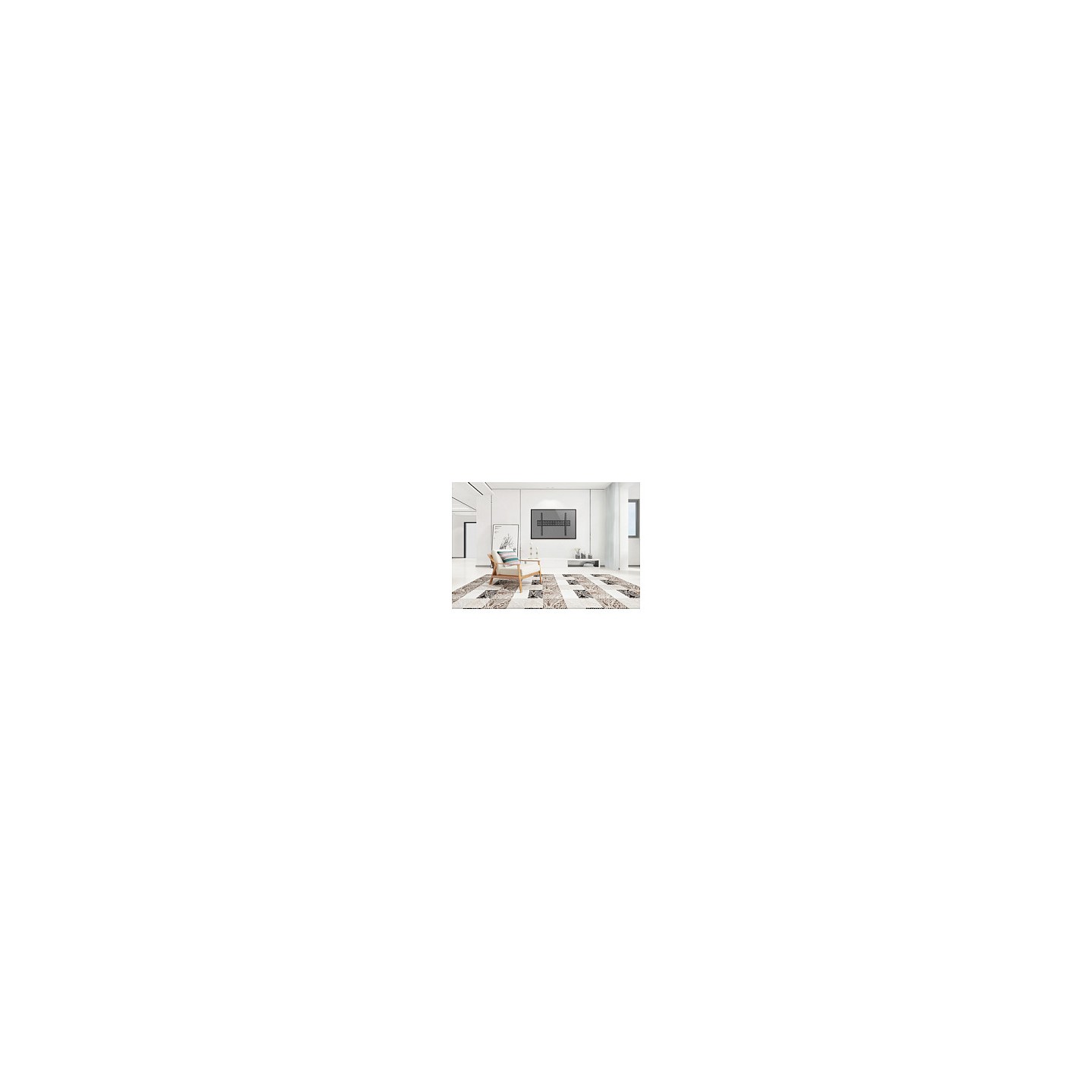 Equip Wandhalterung 37'-70' 1TFT Fest Slim 1Gelenk 40Kg sw retail — Buy in Cyprus with Fast Delivery