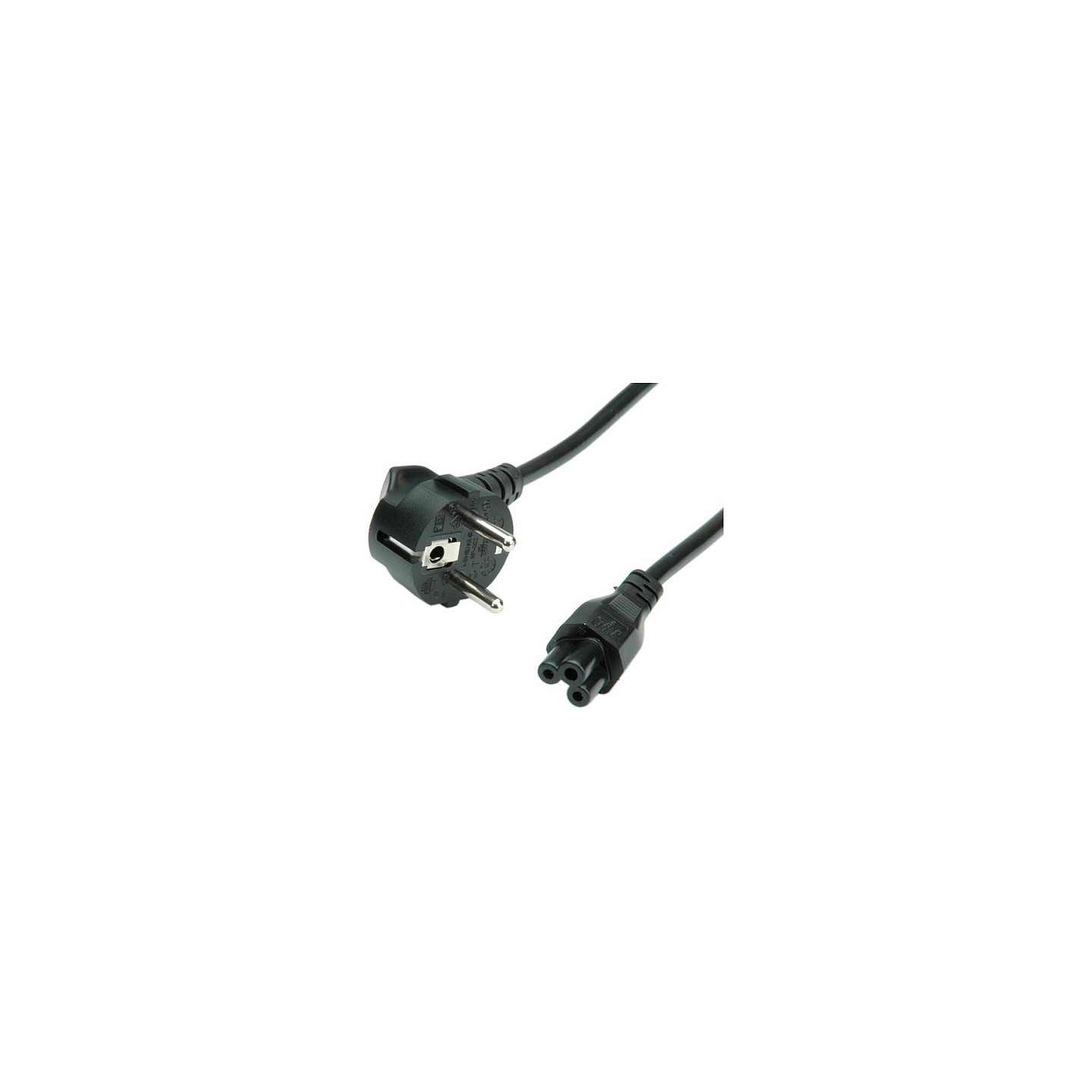 VALUE Netzkabel 3pol. Notebook-Buchse schwarz 1.8m — Buy in Cyprus with Fast Delivery