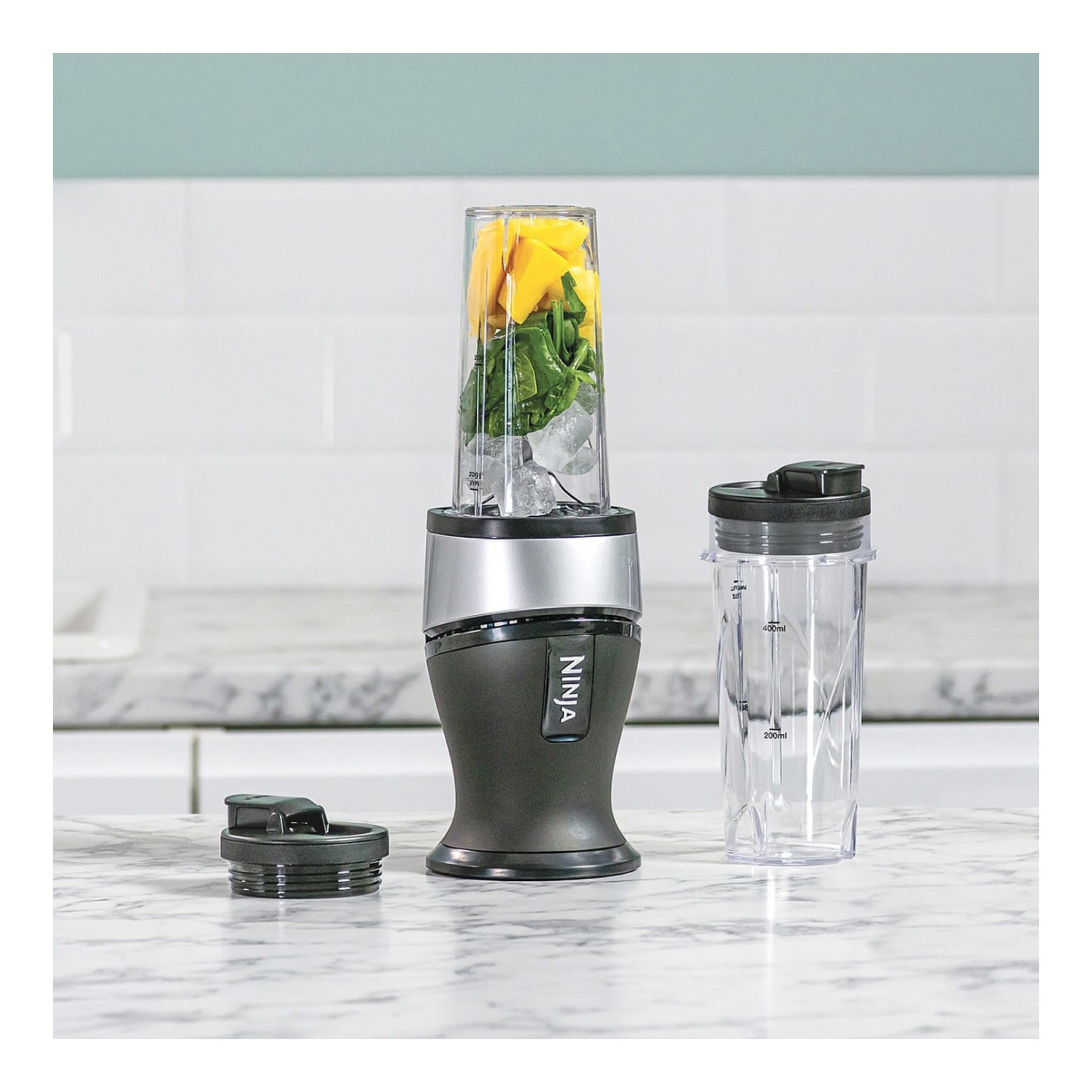 Ninja QB3001EUS Standmixer Silber — Buy in Cyprus with Fast Delivery