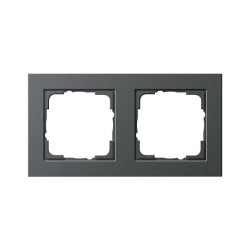 GIRA 021223 Rahmen 2f anthrazit E2 2-fach E2 — Buy in Cyprus with Fast Delivery