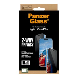 PanzerGlass 2-Way Privacy Schutzglas iPhone 17 Pro UWF — Buy in Cyprus with Fast Delivery