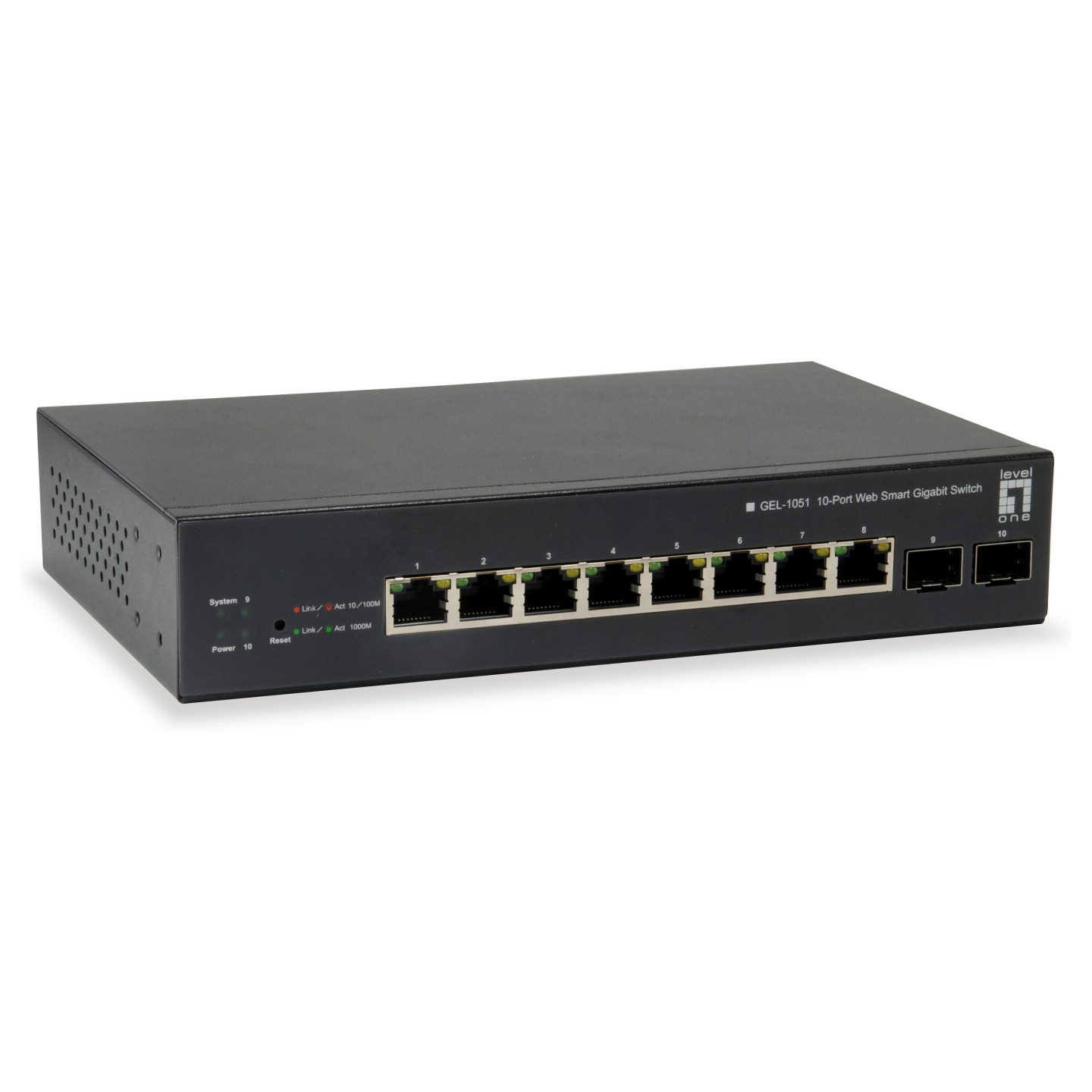 Switch 8x GE GEP-1051 2xGSFP 70W 8xPoE — Buy in Cyprus with Fast Delivery