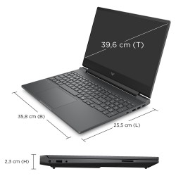 HP Victus Gaming Laptop 15.6' FHD 144Hz IPS R7-7445H 16GB 512GB RTX4050 kein Betriebssystem 15-fb3470ng