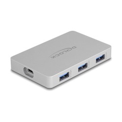 DELOCK 7 Port USB Hub mit 4 x USB Type-C Buchse und 3 x USB Typ-A Buchse mit PD 82 W — Buy in Cyprus with Fast Delivery