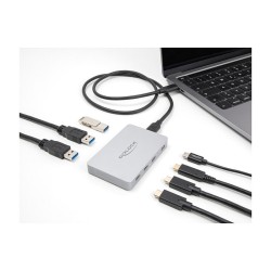 DELOCK 7 Port USB Hub mit 4 x USB Type-C Buchse und 3 x USB Typ-A Buchse mit PD 82 W — Buy in Cyprus with Fast Delivery