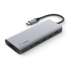 Belkin USB-C 7-in-1 Multiport Adapter. Grau — Buy in Cyprus with Fast Delivery