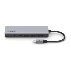 Belkin USB-C 7-in-1 Multiport Adapter. Grau — Buy in Cyprus with Fast Delivery
