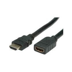 VALUE HDMI High Speed Verlngerungskabel mit Ethernet ST-BU 1m — Buy in Cyprus with Fast Delivery