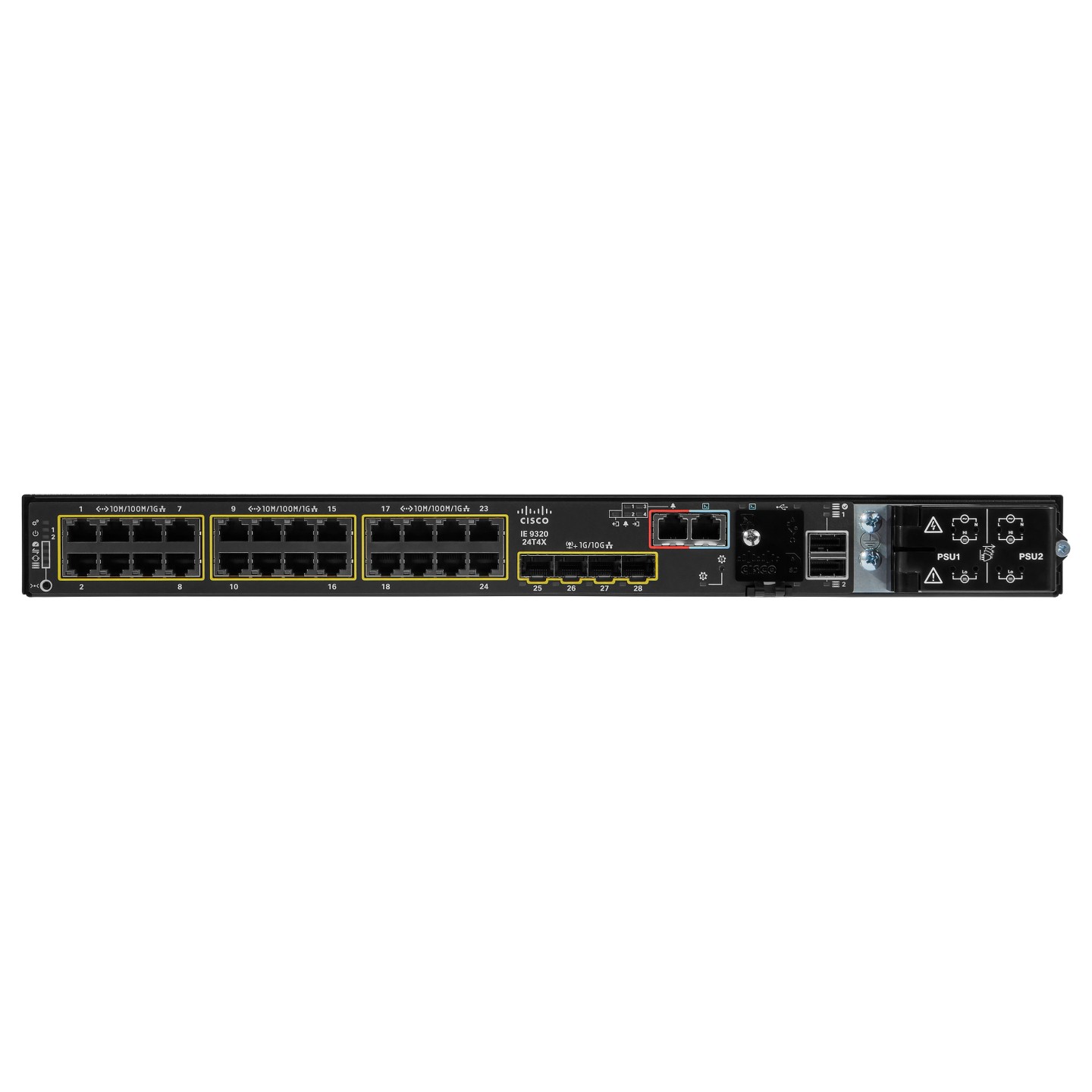 Cisco Catalyst IE9320 Rugged Series - Switch - managed - 24 x 10 100 1000 4 x 10 Gigabit SFP (Uplink
