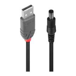 LINDY USB Typ A - DC 5.5 2.1mm Adapterkabel Hohlstecker 1.5m — Buy in Cyprus with Fast Delivery