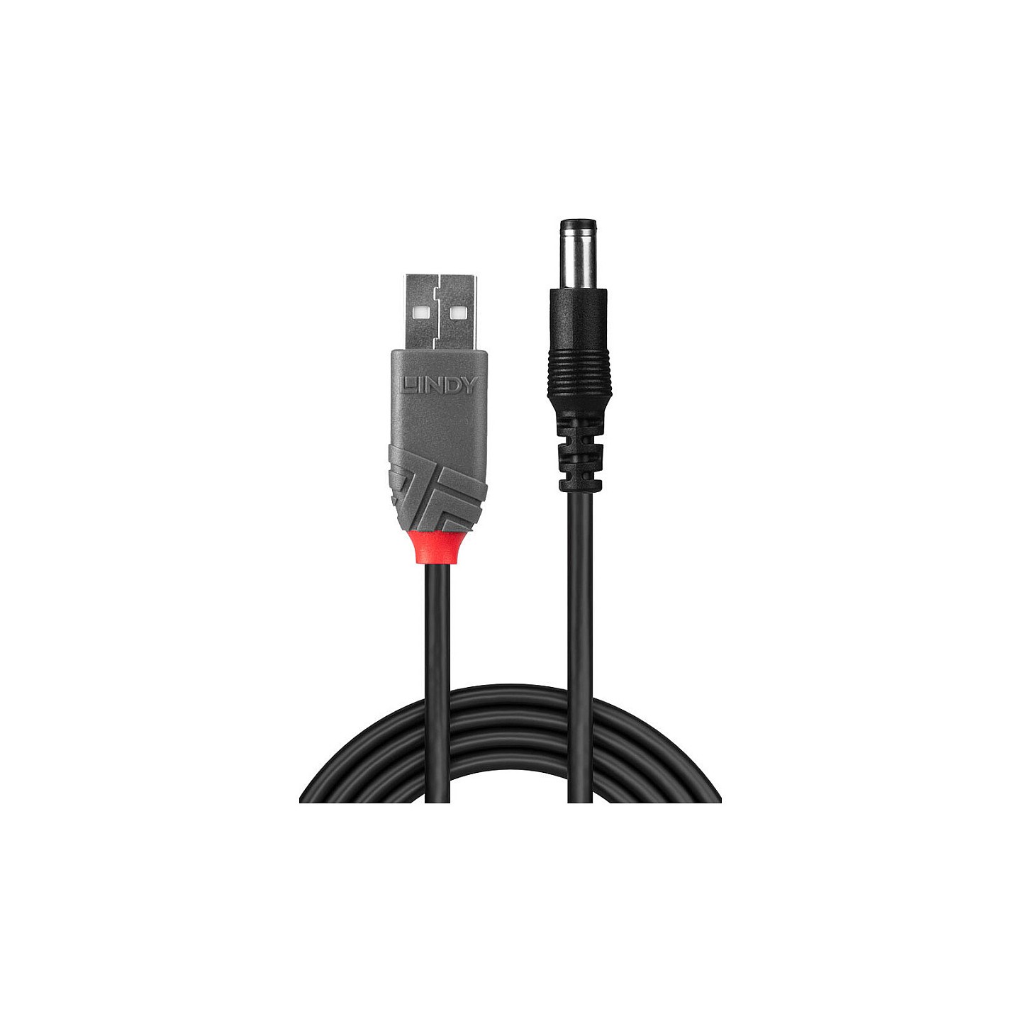 LINDY USB Typ A - DC 5.5 2.1mm Adapterkabel Hohlstecker 1.5m — Buy in Cyprus with Fast Delivery