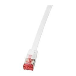 Logilink Flachpatchkabel RJ45 U FTP Cat6A 1.00m weiß — Buy in Cyprus with Fast Delivery