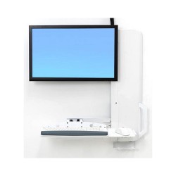 ERGOTRON StyleView Sit-Stand VL High Traffic Areas Ergotron weiss bis 24Zoll VESA 100x100 + 75x75 mm max.13.6kg. Anhe...