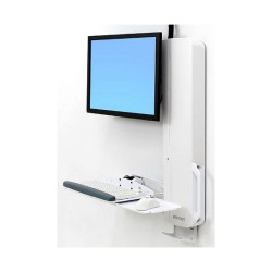 ERGOTRON StyleView Sit-Stand VL High Traffic Areas Ergotron weiss bis 24Zoll VESA 100x100 + 75x75 mm max.13.6kg. Anhe...