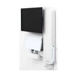 ERGOTRON StyleView Sit-Stand VL High Traffic Areas Ergotron weiss bis 24Zoll VESA 100x100 + 75x75 mm max.13.6kg. Anhe...