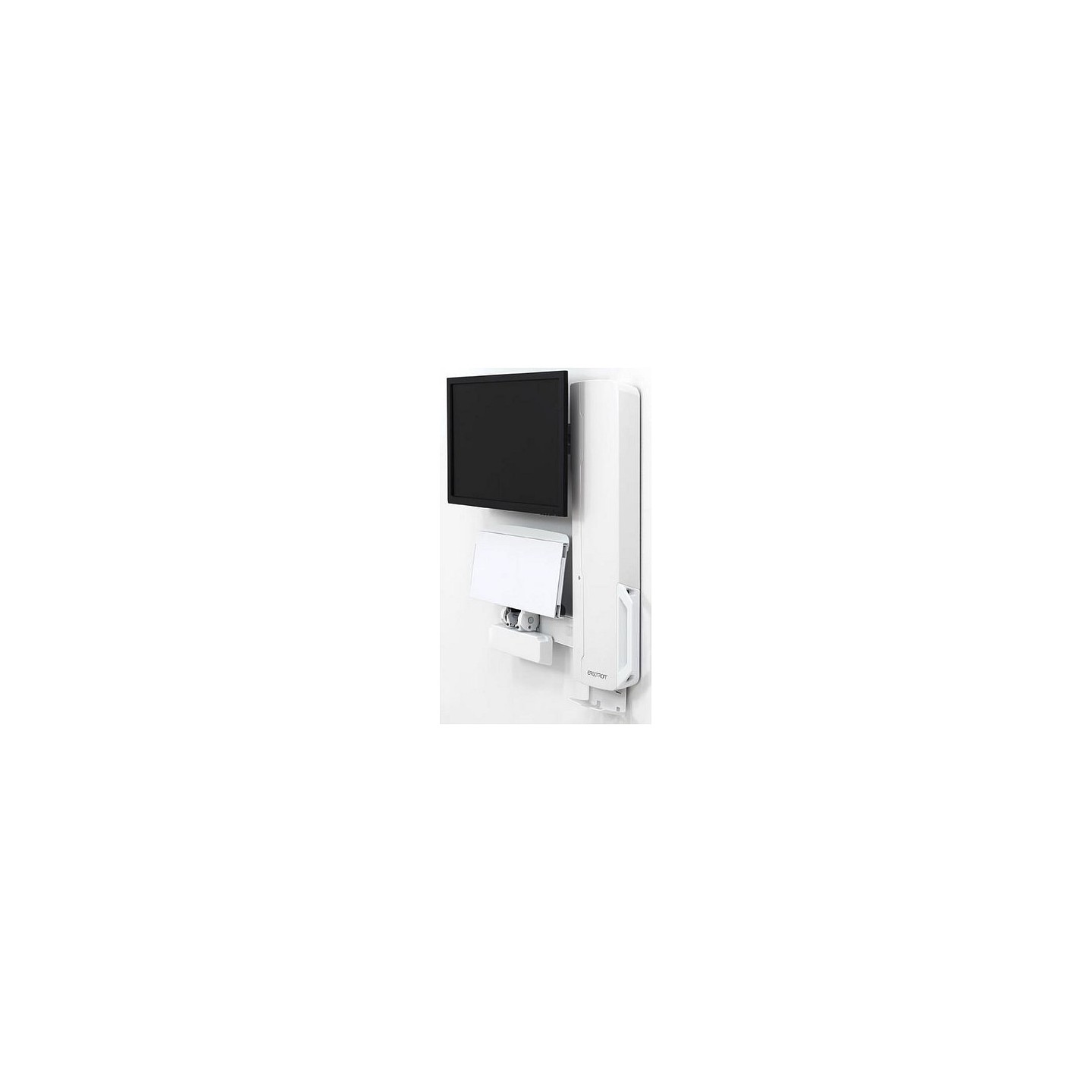 ERGOTRON StyleView Sit-Stand VL High Traffic Areas Ergotron weiss bis 24Zoll VESA 100x100 + 75x75 mm max.13.6kg. Anhe...