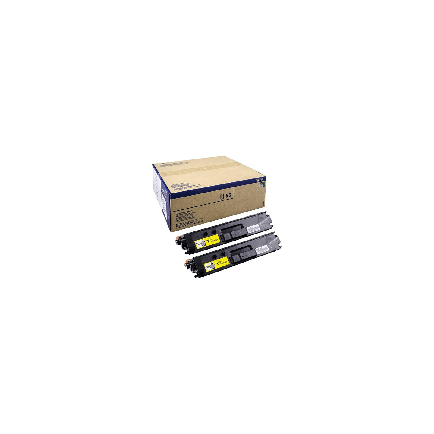 Brother Toner TN-329YTWIN Doppelpack Gelb (12000 Seiten) — Buy in Cyprus with Fast Delivery