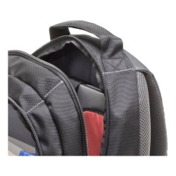 WENGER Pillar Notebook Rucksack fuer 35.8 bis 39.6cm 14.1 bis 15.6Zoll Tablet. Laptop schwarz grau
