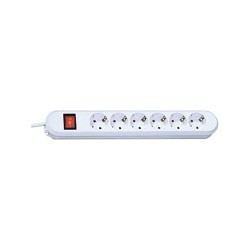 BACHMANN SMART Steckdosenleiste 6x Schutzkontakt weiss 5m — Buy in Cyprus with Fast Delivery