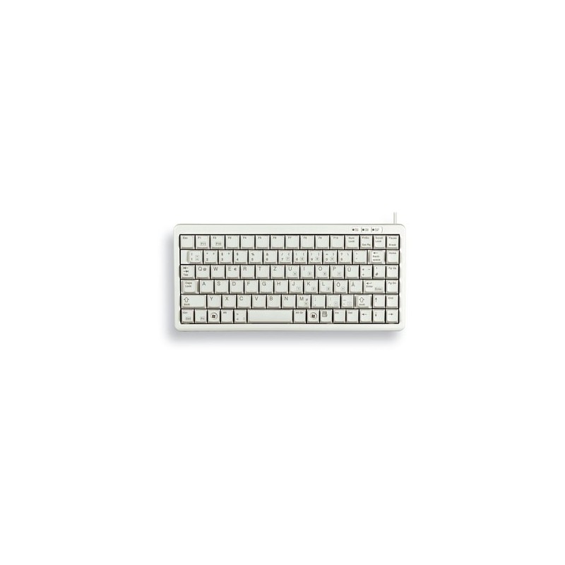 Buy Cherry G84-4100LCMDE-0 - Mini Wired USB QWERTZ German Keyboard, Grey in Cyprus, Nicosia, Limassol, Larnaka, Pafos