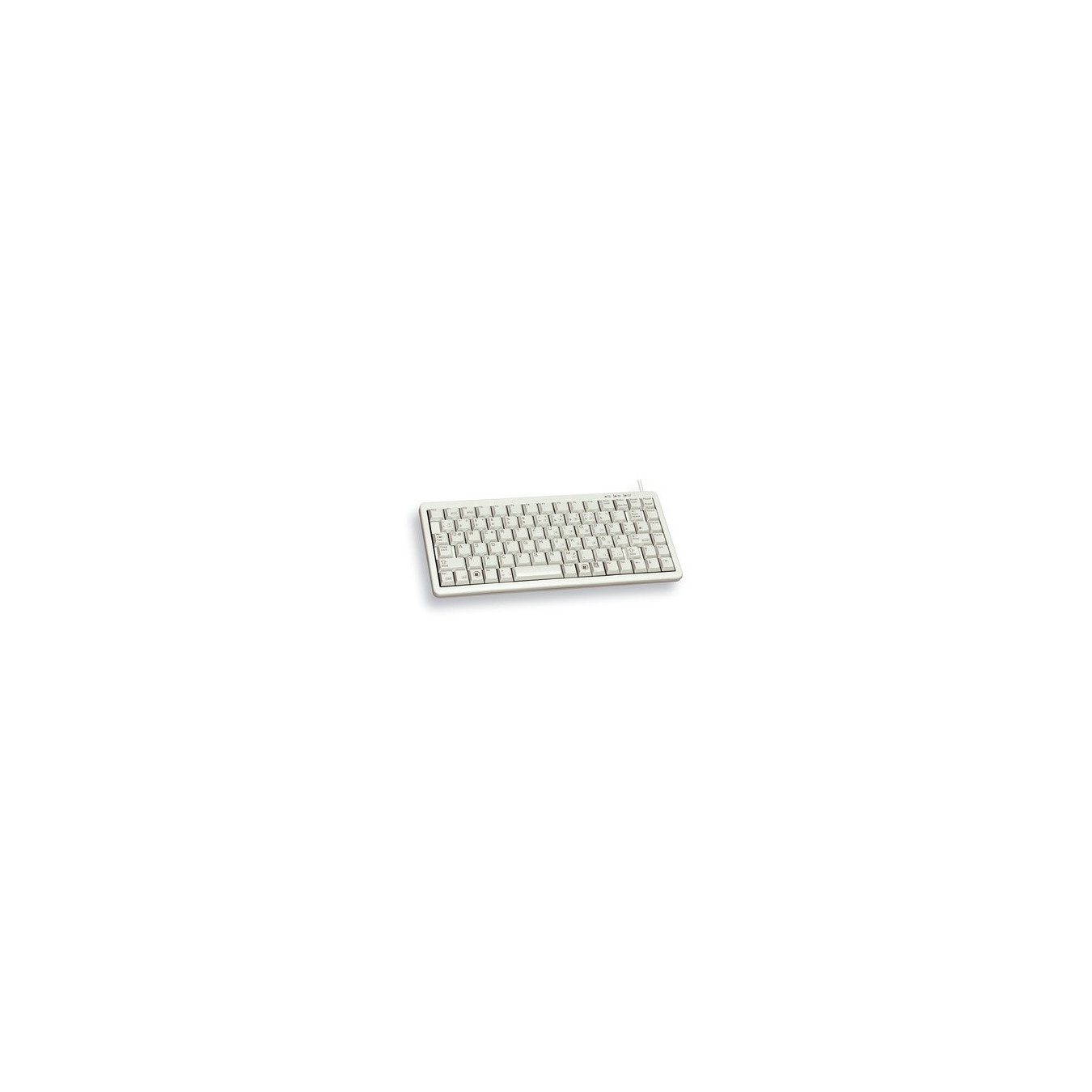 Cherry G84-4100LCMDE-0 - Mini Wired USB QWERTZ German Keyboard, Grey — Buy in Cyprus with Fast Delivery