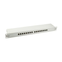 Equip Patchpanel 16x RJ45 Cat5e 19' FTP 1HE hellgrau — Buy in Cyprus with Fast Delivery