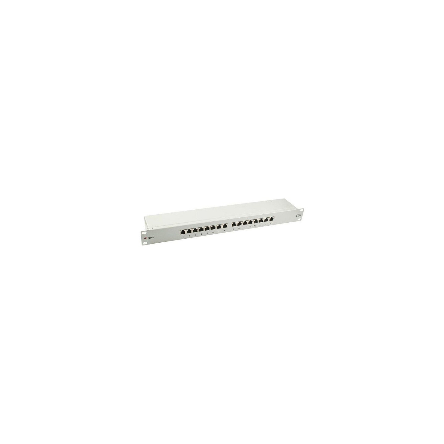 Equip Patchpanel 16x RJ45 Cat5e 19' FTP 1HE hellgrau — Buy in Cyprus with Fast Delivery