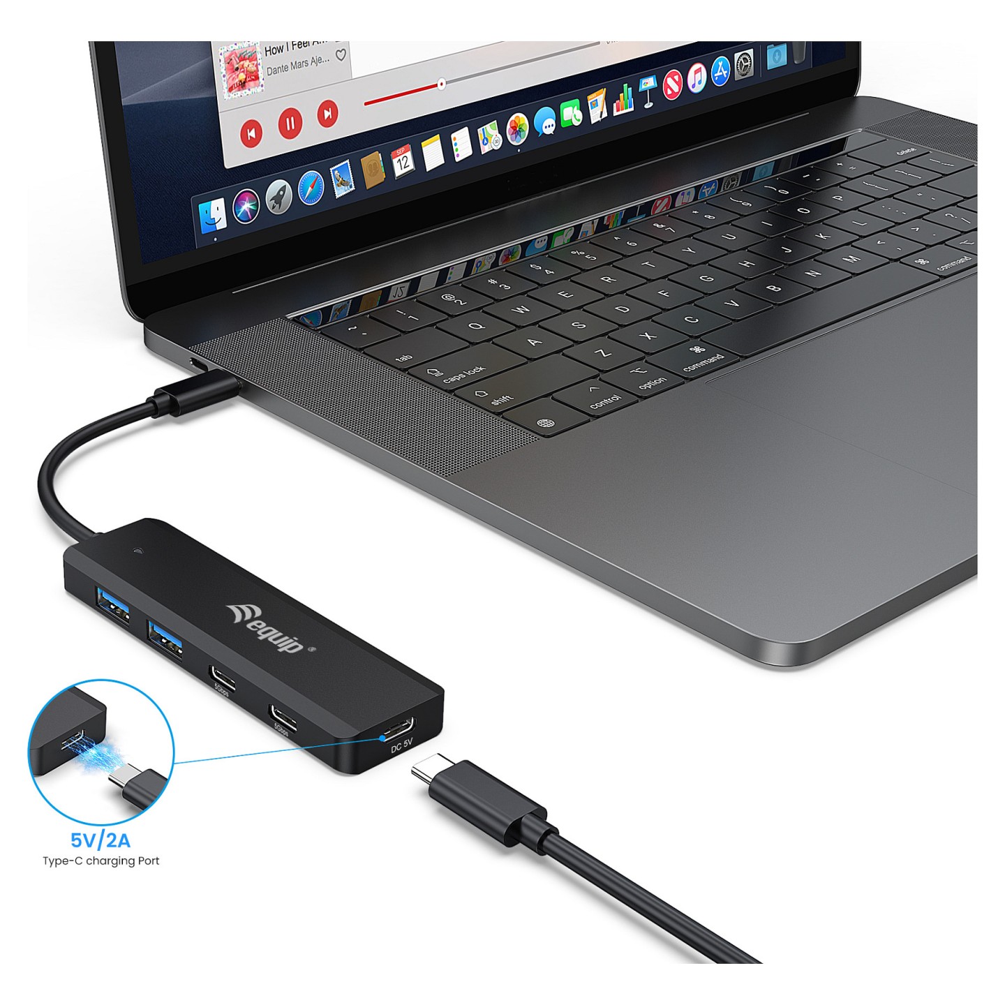 Equip USB-Hub 4-Port 3.2 C- to 2xUSB-C 2xUSB-A 5Gbps o.Netz.sw — Buy in Cyprus with Fast Delivery