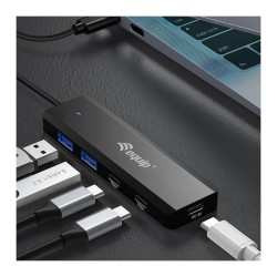 Equip USB-Hub 4-Port 3.2 C- to 2xUSB-C 2xUSB-A 5Gbps o.Netz.sw — Buy in Cyprus with Fast Delivery