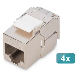DIGITUS Keystone Cat6A geschirmt 4 Stk. werkzeugfr — Buy in Cyprus with Fast Delivery